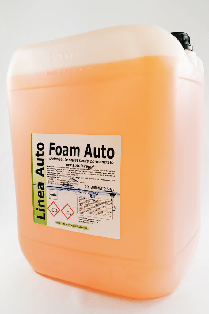 Detergente sgrassante concentrato per autolavaggi