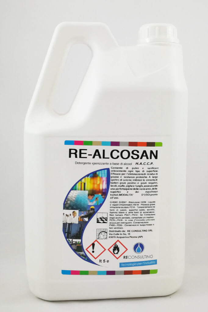 Igienizzante Sanificante Alcolico
